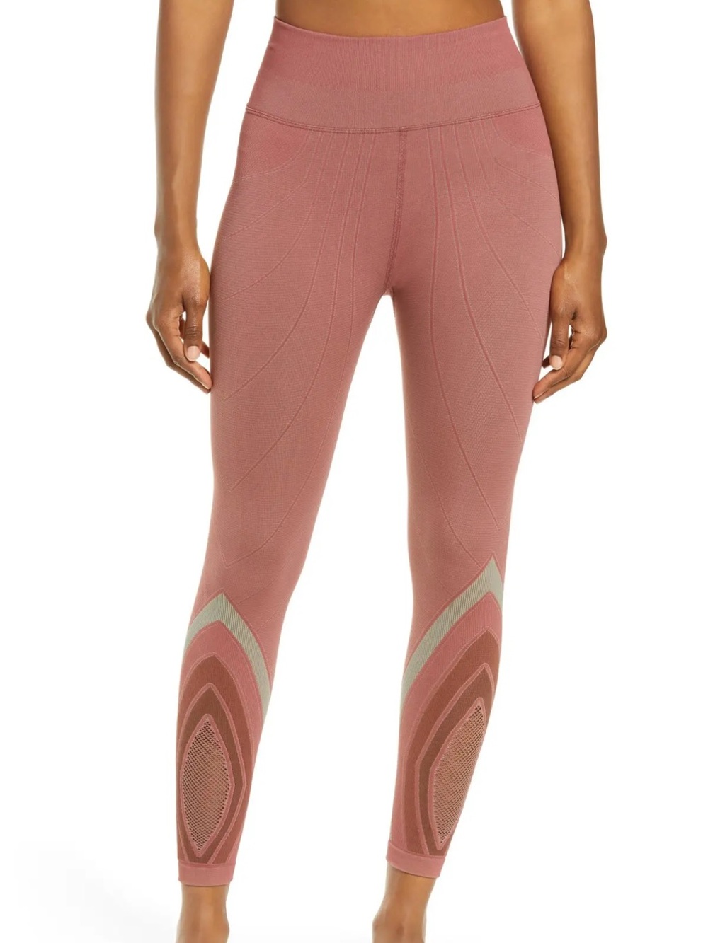 Fp Movement High Rise 7/8 Length Good Karma Leggings Size M/L washed sienna